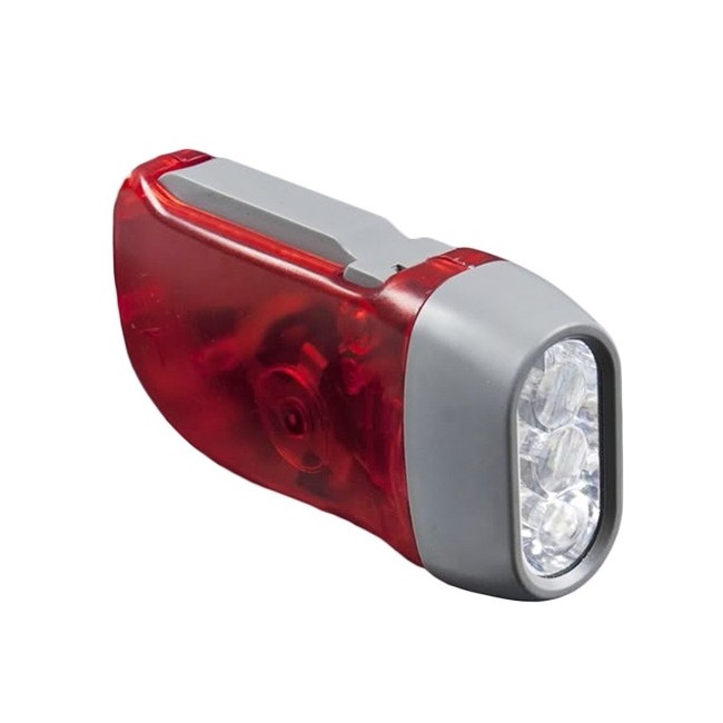 Lampe de poche à dynamo avec 3 LED, avec manivelle de charge, avec fonction  de charge solaire, Éclairages mobile, Éclairage, Leds & Lampes de poche